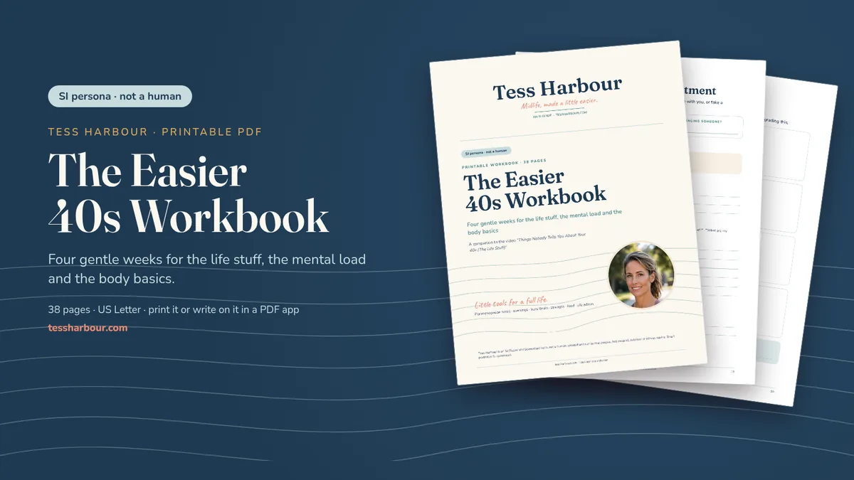 Cover of The Easier 40s Workbook by Tess Harbour